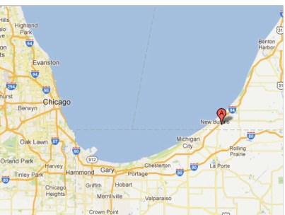 Map of Four Winds Casino Resort, New Buffalo, MI - Google Maps”