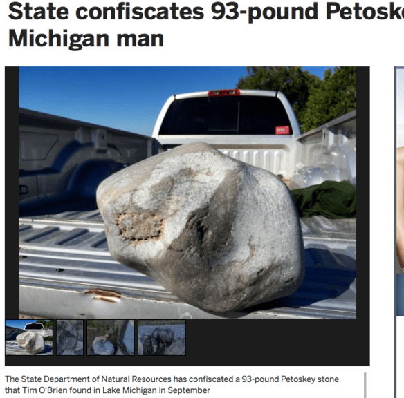 ペタスキーの癒しの石（Petoskey Stones） | ミシガン再発見の旅 See